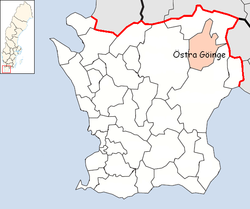 Östra Göinge Municipality in Scania County